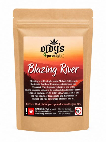 OLDY’S INFUSED 🪵 Blazing River COFFEE - 10MG PER SERVING - 250G