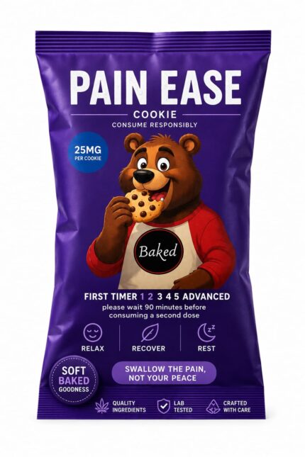 BAKED PAIN EASE COOKIES 25MG