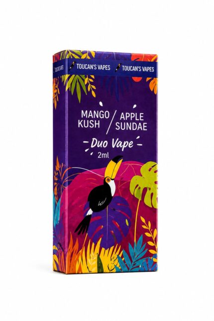 Toucan's Vapes — Mango Kush / Apple Sundae Duo Vape 2ml duo vape