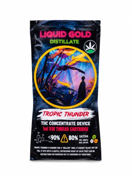 Liquid Gold Distillate – 510 Thread Cartridge 1ml (Sativa)